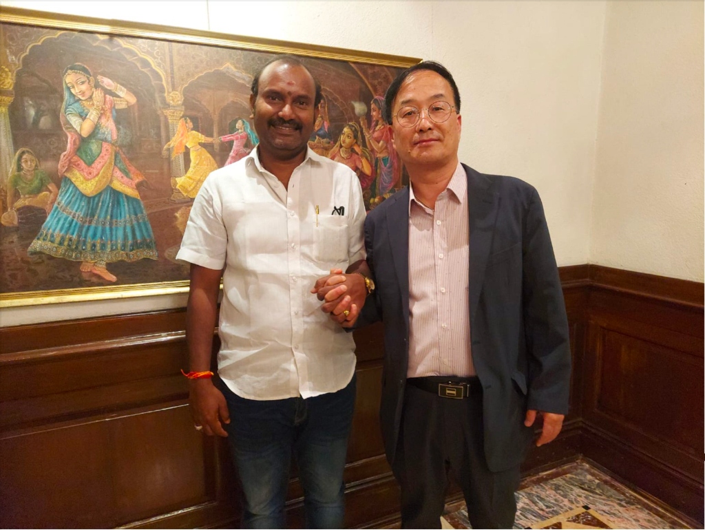 Owner with valued client